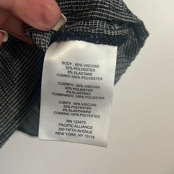 Ellen Tracy navy xl tank - Picture 8 of 10